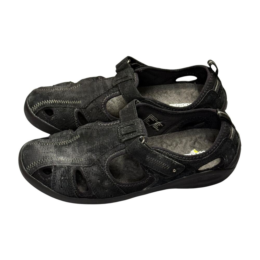 Cobbie Cuddlers Sascha II Black Leather Walking Shoes Womens Size 10W - Picture 2 of 7